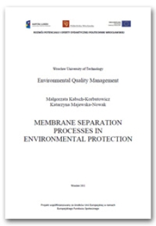 Membrane separation processes in environmental protection