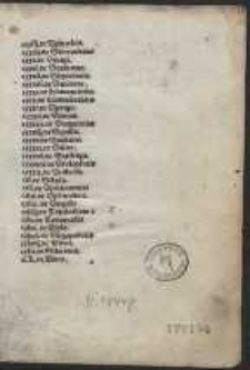 Herbarius Lat. Cum synonymis Germanicis