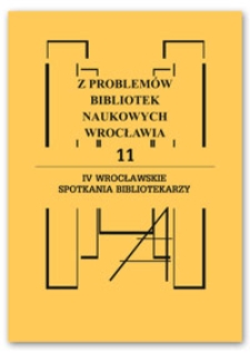 IV Wrocławskie Spotkania Bibliotekarzy
