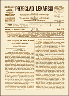 O użyciu jodoformu w leczeniu ran, Przegląd Lekarski, 1881, R. 20, nr 39, s. 505-506