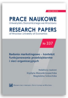 Analiza kompetencji świadomości biznesowej wśród pracowników działów sprzedaży na rynku FMCG w Polsce – wstęp do badań.