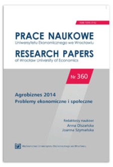 Procesy tworzenia grup producentów rolnych a koniunktura gospodarcza w Polsce (2000-2013).