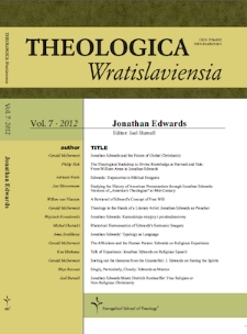 Theologica Wratislaviensia : Jonathan Edwards, vol. 7, 2012