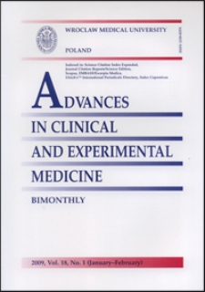 Advances in Clinical and Experimental Medicine, Vol. 18, 2009, nr 1