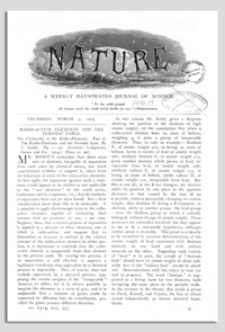 Nature : a Weekly Illustrated Journal of Science. Volume 93, 1914 April 9, [No. 2319]