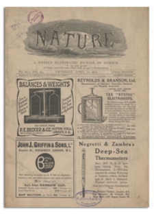Nature : a Weekly illustrated Journal of Science. Volume 95, 1915 April 22, [No. 2373]