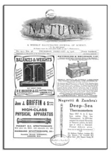 Nature : a Weekly Illustrated Journal of Science. Volume 96, 1916 February 24, [No. 2417]
