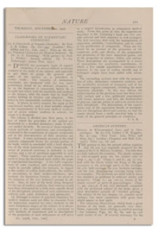 Nature : a Weekly Illustrated Journal of Science. Volume 100, 1917 November 22, [No. 2508]
