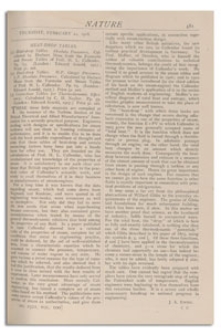Nature : a Weekly Illustrated Journal of Science. Volume 100, 1918 February 21, [No. 2521]