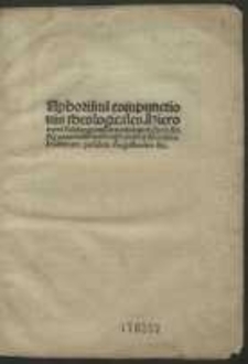 Aphorismi compunctionis theologicales