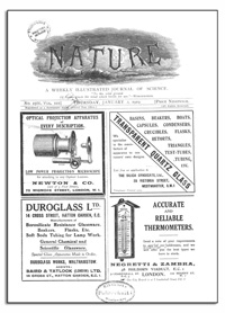 Nature : a Weekly Illustrated Journal of Science. Volume 102, 1919 January 2, [No. 2566]