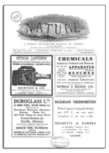 Nature : a Weekly Illustrated Journal of Science. Volume 102, 1919 February 27, [No. 2574]