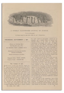 Nature : a Weekly Illustrated Journal of Science. Volume 108, 1921 September 1, [No. 2705]
