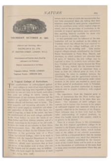 Nature : a Weekly Illustrated Journal of Science. Volume 108, 1921 October 27, [No. 2713]