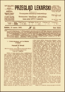 Skoliozometer, przyrząd do mierzenia skrzywienia bocznego kręgosłupa, Przegląd Lekarski, 1883, R. 22, nr 12, s. 141-143