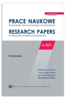 Kwestia gender w ekonomii. Prace Naukowe Uniwersytetu Ekonomicznego we Wrocławiu = Research Papers of Wrocław University of Economics, 2015, Nr 401, s. 412-420