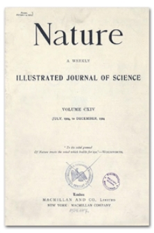 Nature : a Weekly Illustrated Journal of Science. Volume 114, 1924 August 9, [No. 2858]