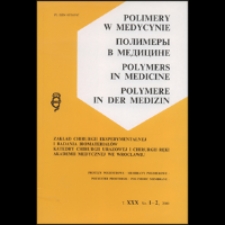 Polimery w Medycynie = Polymers in Medicine, 2015, T. 45, nr 1