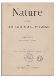 Nature : a Weekly Illustrated Journal of Science. Volume 119, 1927 February 19, [No. 2990]