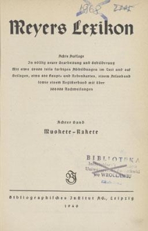 Meyers Lexikon. 8. Bd., Muskete-Rakete