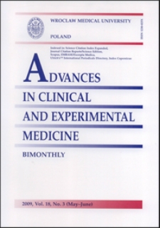 Advances in Clinical and Experimental Medicine, Vol. 18, 2009, nr 3