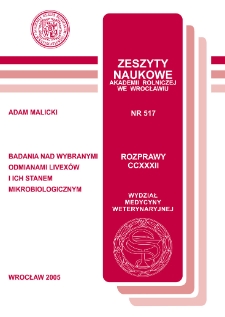 Badania nad wybranymi odmianami livex&oacute;w i ich stanem mikrobiologicznym