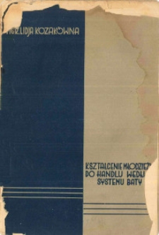 Kształcenie młodzieży do handlu według systemu Baty