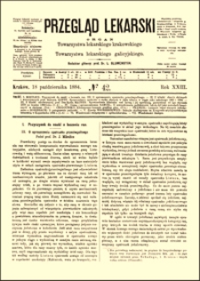 Przyczynek do nauki o leczeniu ran : o uproszczeniu opatrunku przeciwgnilnego, Przegląd Lekarski, 1884, R. 23, nr 42, s. 553-555