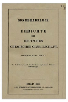 Ueber aliphatische Nitrosoverbindungen, Berichte der Deutschen Chemischen Gesellschaft, 1898, Jahrgang XXXI, Heft 2, s. 221-225