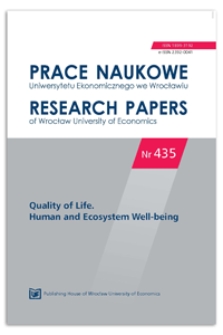 The quality of life of the aboriginal rural people 60+ in Poland. Selected research results, 2014