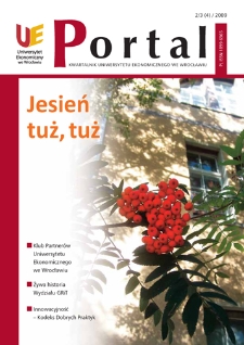 Portal: kwartalnik Uniwersytetu Ekonomicznego we Wrocławiu, 2009, Nr 2/3 (4)