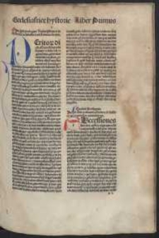 Historia ecclesiastica / Lat. trad. Rufinus Aquileiensis