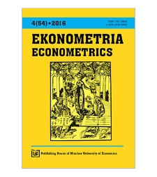 Spis treści [Ekonometria = Econometrics, 2016, Nr 4 (54)]