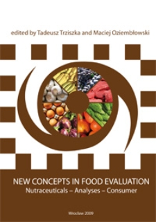 New concepts in food evaluation : nutraceuticals, analyses, consumer