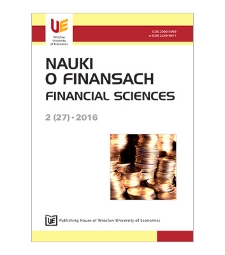 Spis treści [Nauki o Finansach = Financial Sciences, 2016, Nr 2 (27)]