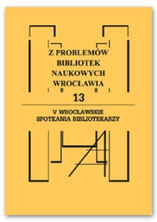 V Wrocławskie Spotkania Bibliotekarzy