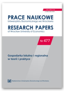 Spis treści [Prace Naukowe Uniwersytetu Ekonomicznego we Wrocławiu = Research Papers of Wrocław University of Economics; 2017; Nr 477]