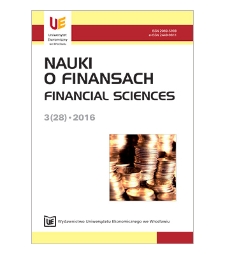 Spis treści [Nauki o Finansach = Financial Sciences, 2016, Nr 3 (28)]