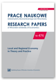 Spis treści [Prace Naukowe Uniwersytetu Ekonomicznego we Wrocławiu = Research Papers of Wrocław University of Economics, 2017, Nr 476]