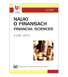 Spis treści [Nauki o Finansach = Financial Sciences, 2016, Nr 4 (29)]