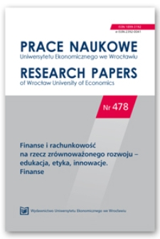 Spis treści [Prace Naukowe Uniwersytetu Ekonomicznego we Wrocławiu = Research Papers of Wrocław University of Economics; 2017; Nr 478]