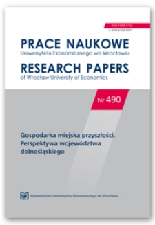 Spis treści [Prace Naukowe Uniwersytetu Ekonomicznego we Wrocławiu = Research Papers of Wrocław University of Economics; 2017; Nr 490]