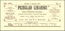 Opatrunek trwały i leczenie ran pod wilgotnym strupem krwi, Przegląd Lekarski, 1887, R. 26, nr 1, s. 21-23