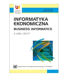 Spis treści [Informatyka Ekonomiczna = Business Informatics, 2017, Nr 2 (44)]