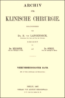 Zur operativen Behandlung des Empyems der Highmorshöhle, Archiv für Klinische Chirurgie, 1887, Bd. 34, S. 626-634