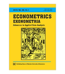 Spis treści [Econometrics = Ekonometria, 2018, Vol. 22, No. 1]