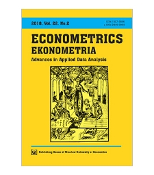 Spis treści [Econometrics = Ekonometria, 2018, Vol. 22, No.2]
