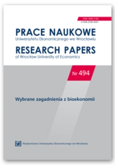 Spis treści [Prace Naukowe Uniwersytetu Ekonomicznego we Wrocławiu = Research Papers of Wrocław University of Economics; 2017; Nr 494]