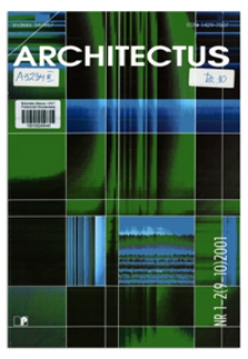 Spis treści [Architectus : Pismo Wydziału Architektury Politechniki Wrocławskiej, 2001, nr 1-2 (9-10)]