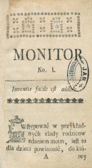 Monitor Warszawski. R.1765 Nr 2
